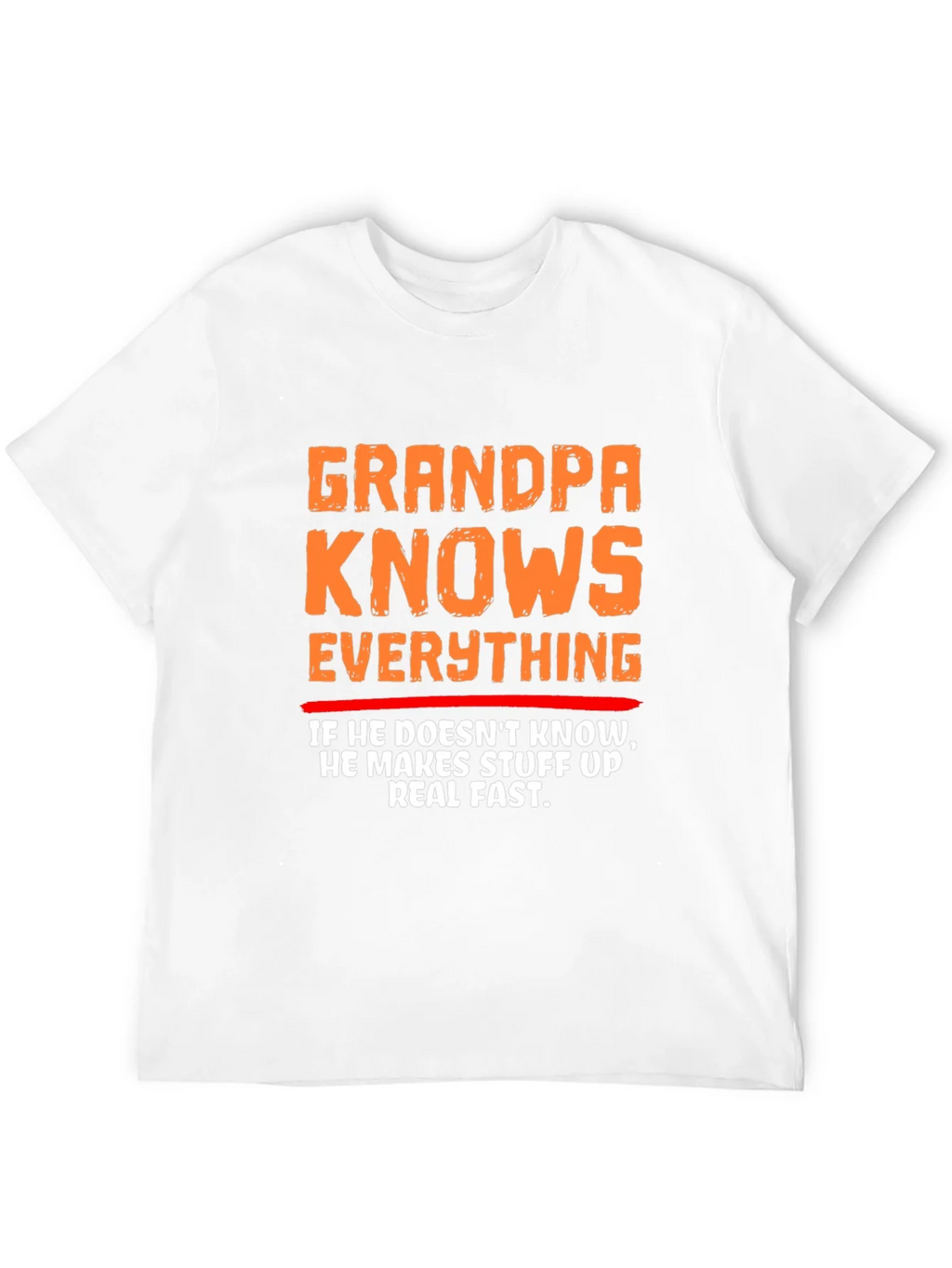 Grandpa Knows Everything Funny Graphic T-Shirt product image 9