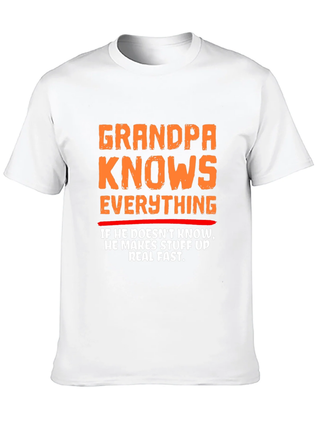 Grandpa Knows Everything Funny Graphic T-Shirt product image 8