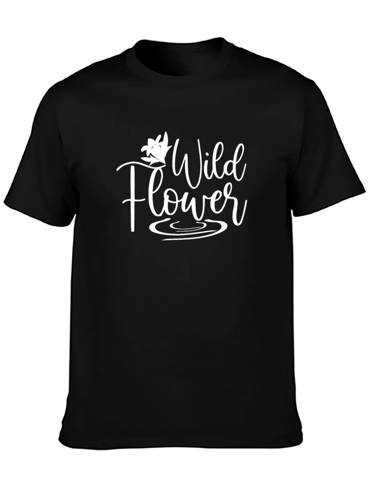 Wildflower Graphic Tee - Black T-Shirt product image 3