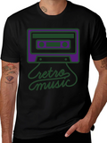 Retro Music Graphic Tee - Black product image 1