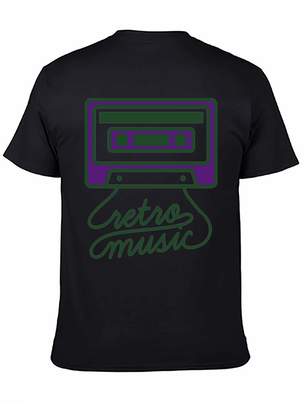 Retro Music Graphic Tee - Black product image 4