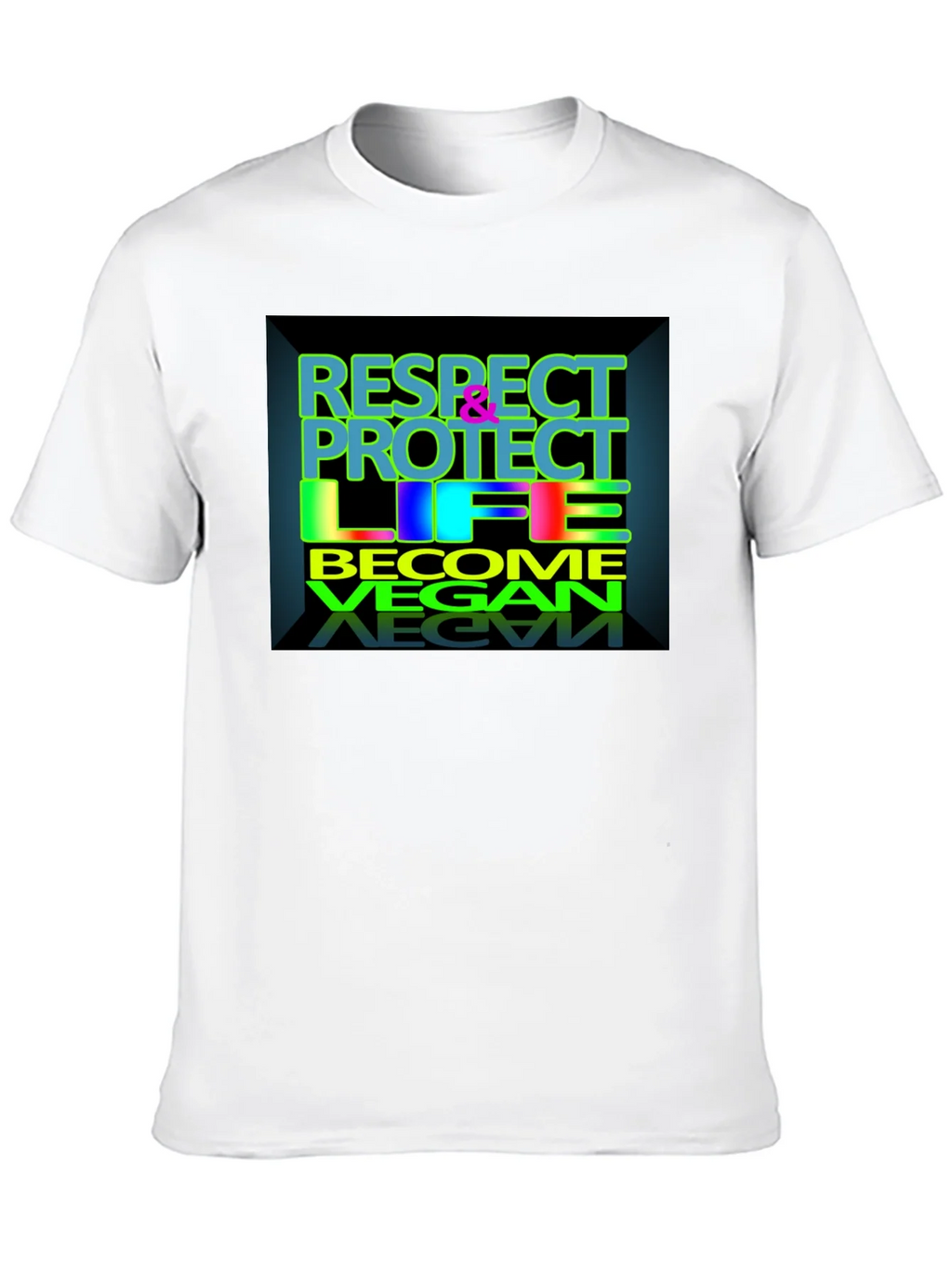 Respect Protect Life Vegan T-Shirt product image 9