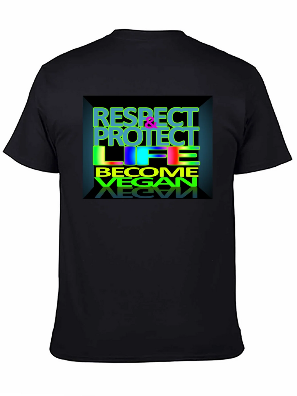 Respect Protect Life Vegan T-Shirt product image 4