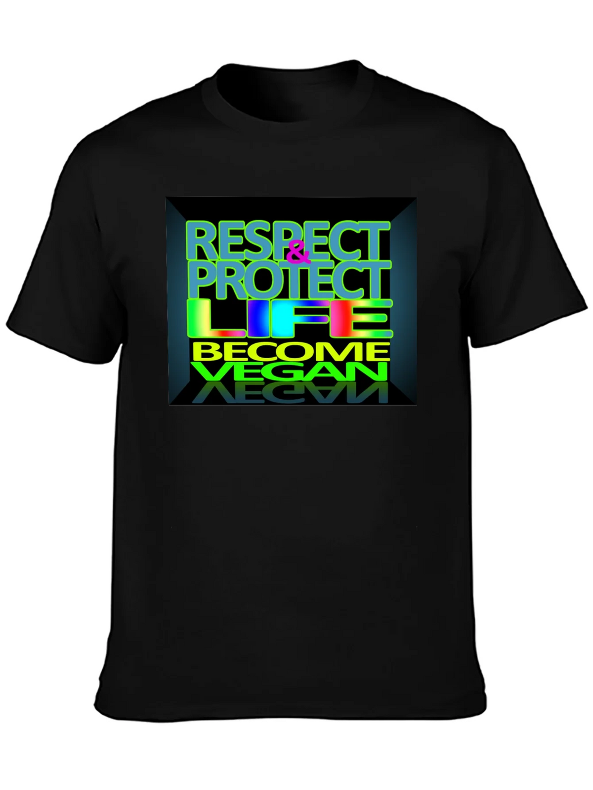 Respect Protect Life Vegan T-Shirt product image 3