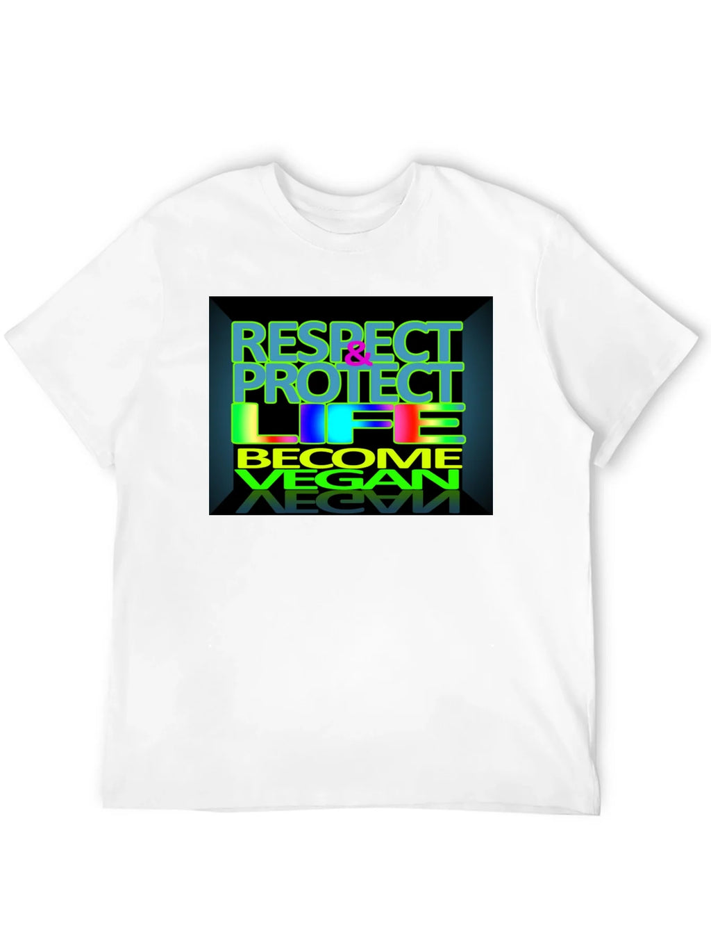 Respect Protect Life Vegan T-Shirt product image 10