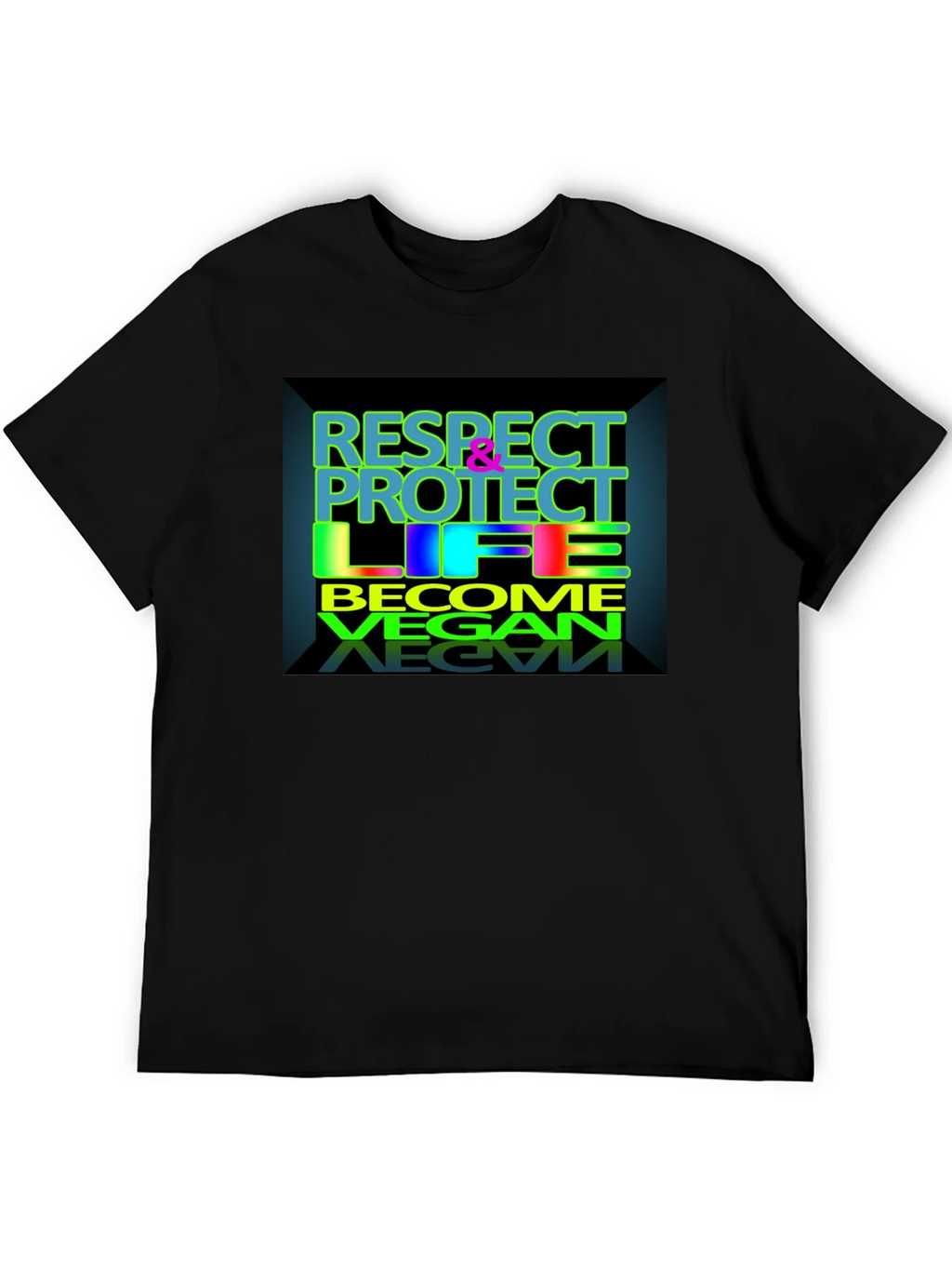Respect Protect Life Vegan T-Shirt product image 5