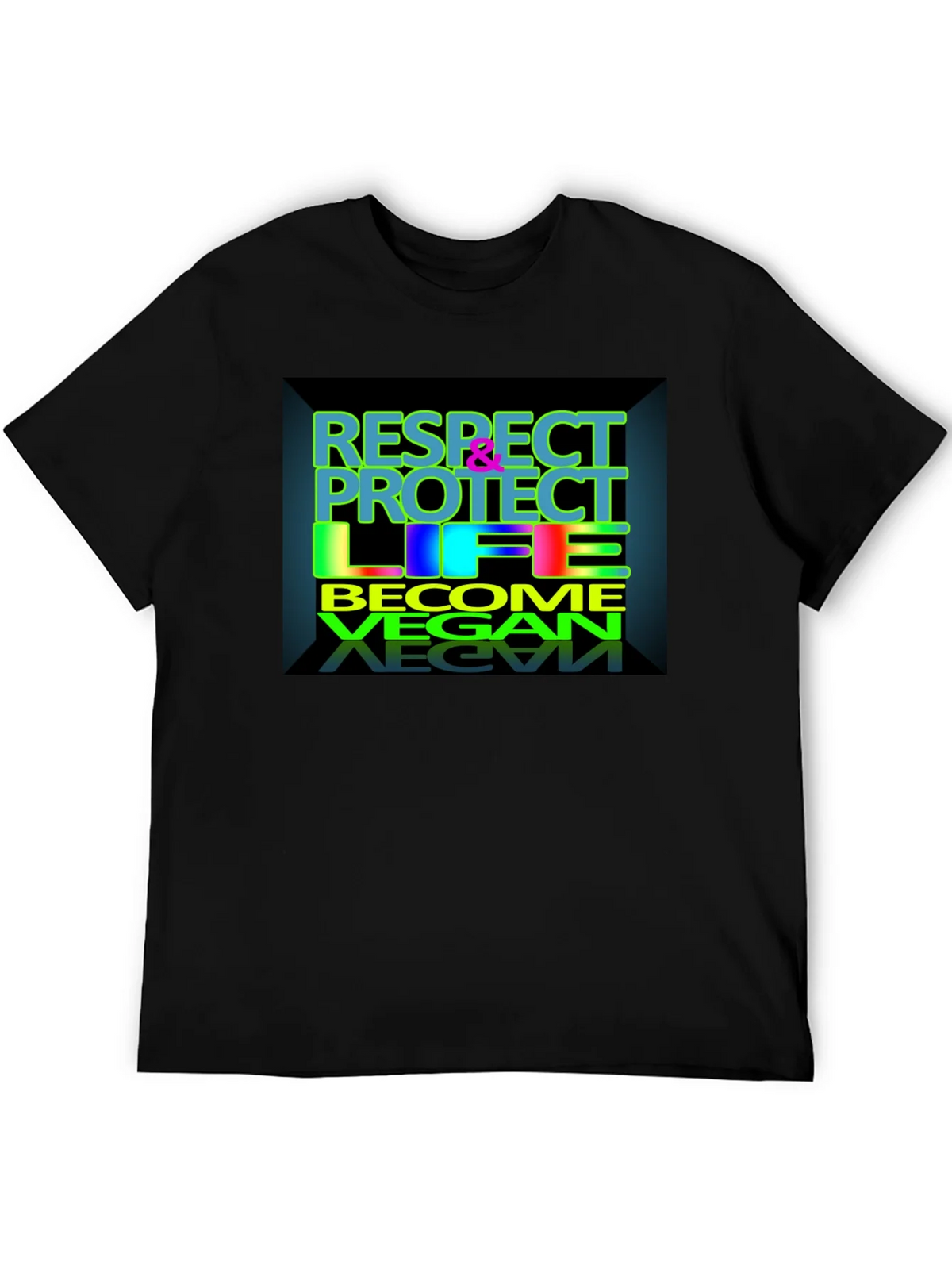 Respect Protect Life Vegan T-Shirt product image 5