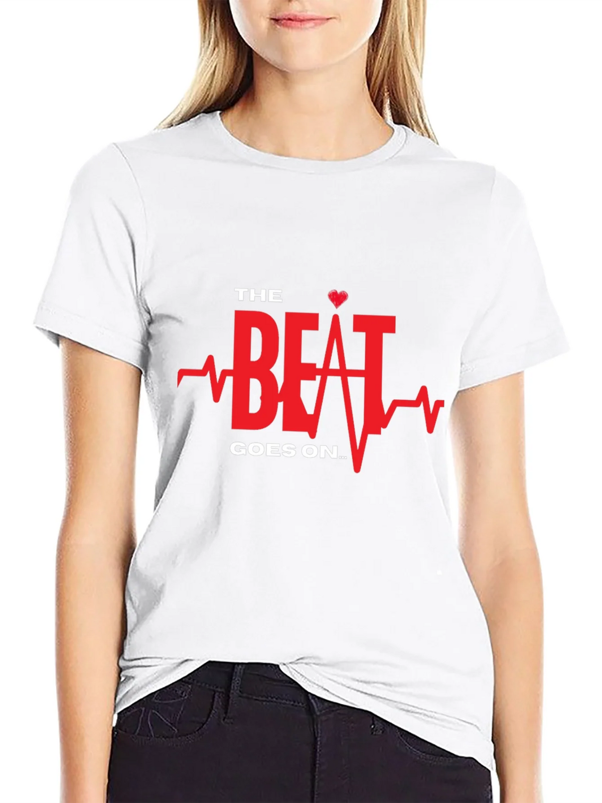 The Beat Goes On Black Graphic Tee product image 8