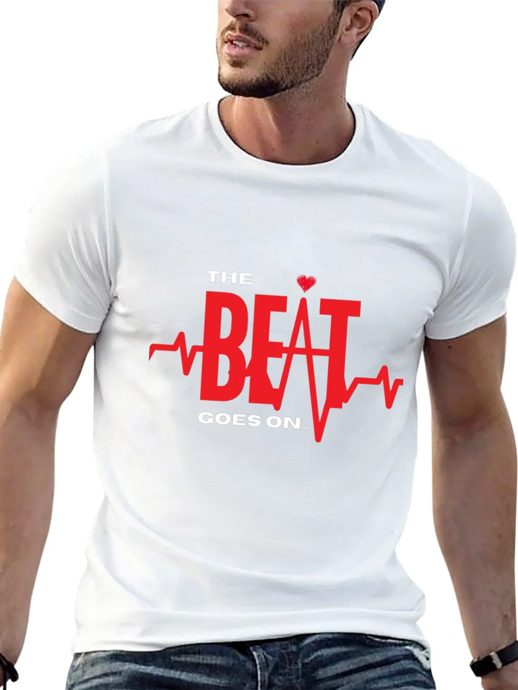 The Beat Goes On Black Graphic Tee product image 12