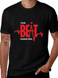 The Beat Goes On Black Graphic Tee product image 1