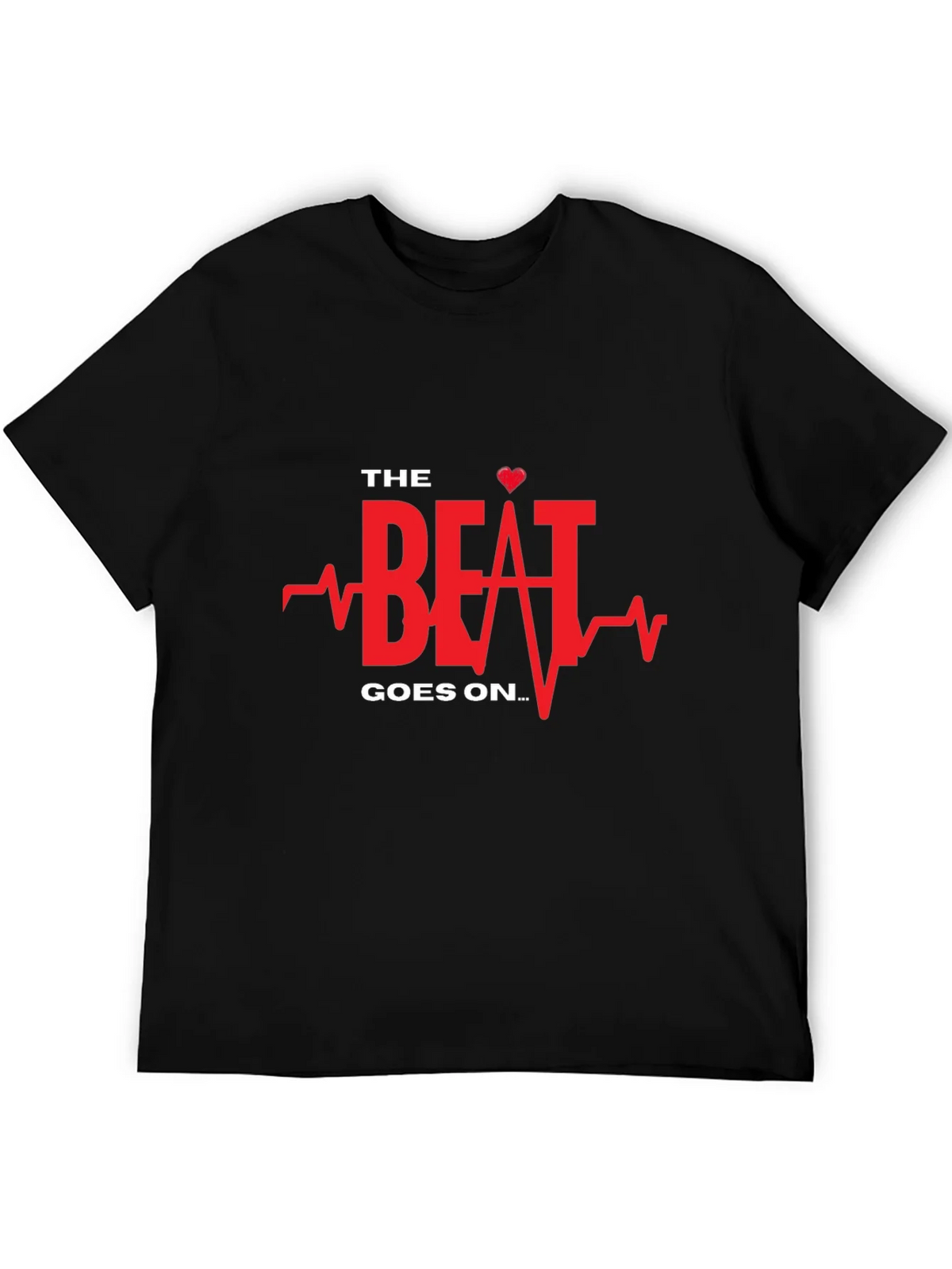 The Beat Goes On Black Graphic Tee product image 5