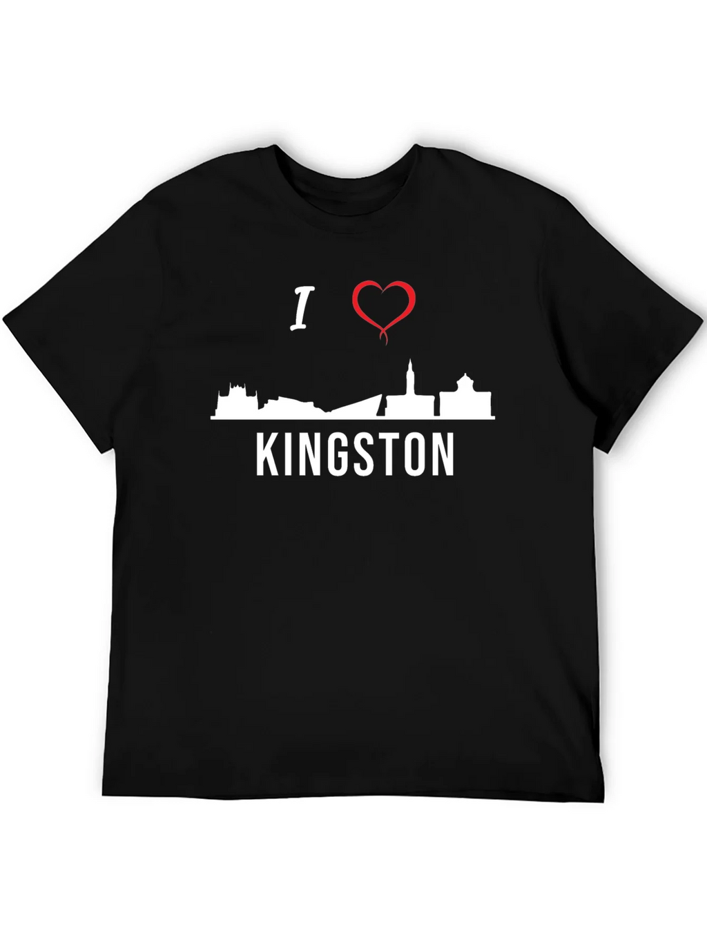 I Love Kingston T-Shirt - Skyline Design product image 5