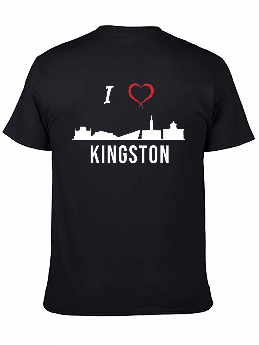 I Love Kingston T-Shirt - Skyline Design product image 4