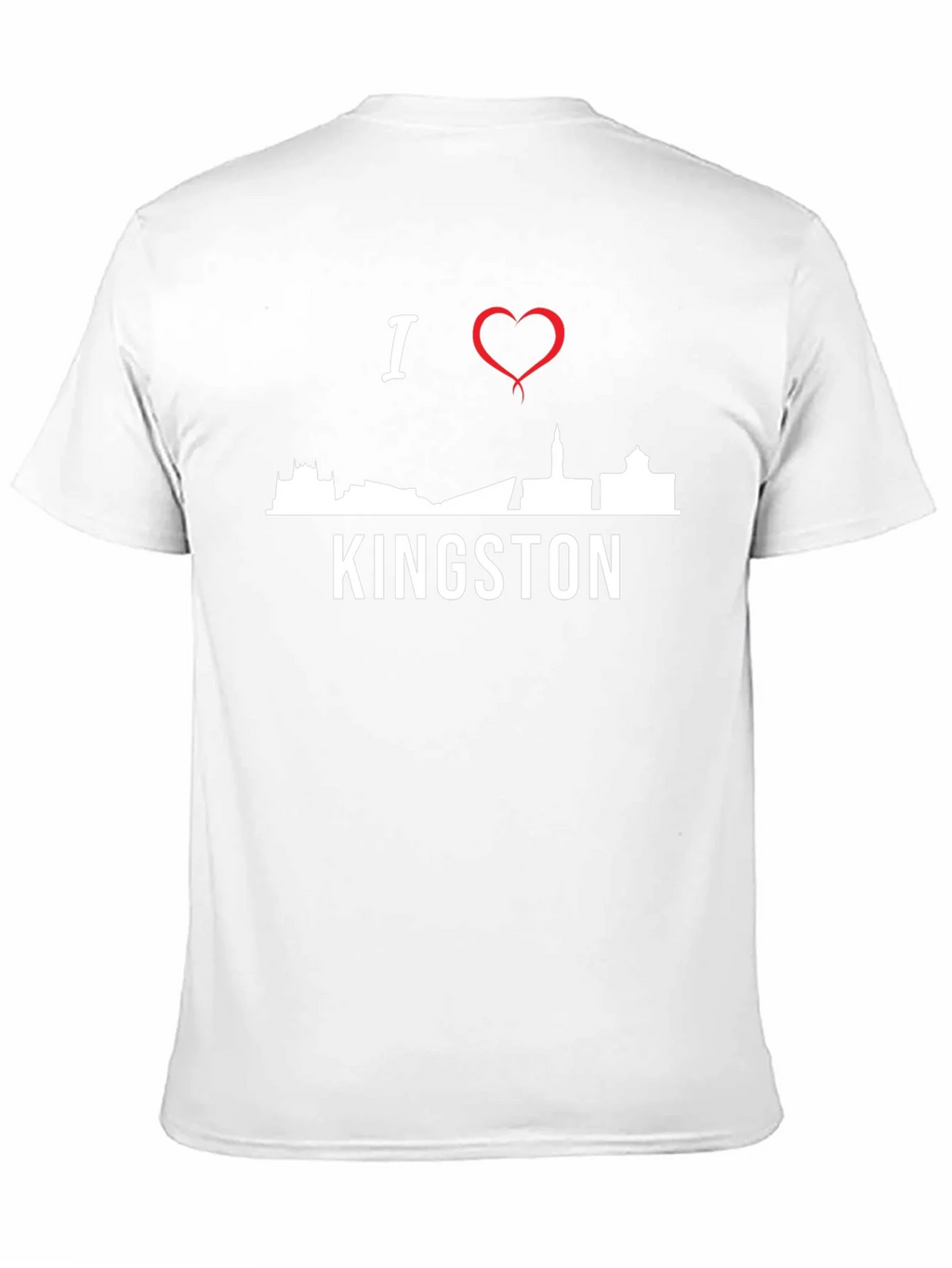 I Love Kingston T-Shirt - Skyline Design product image 10