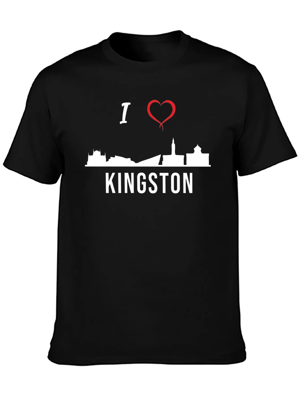 I Love Kingston T-Shirt - Skyline Design product image 3
