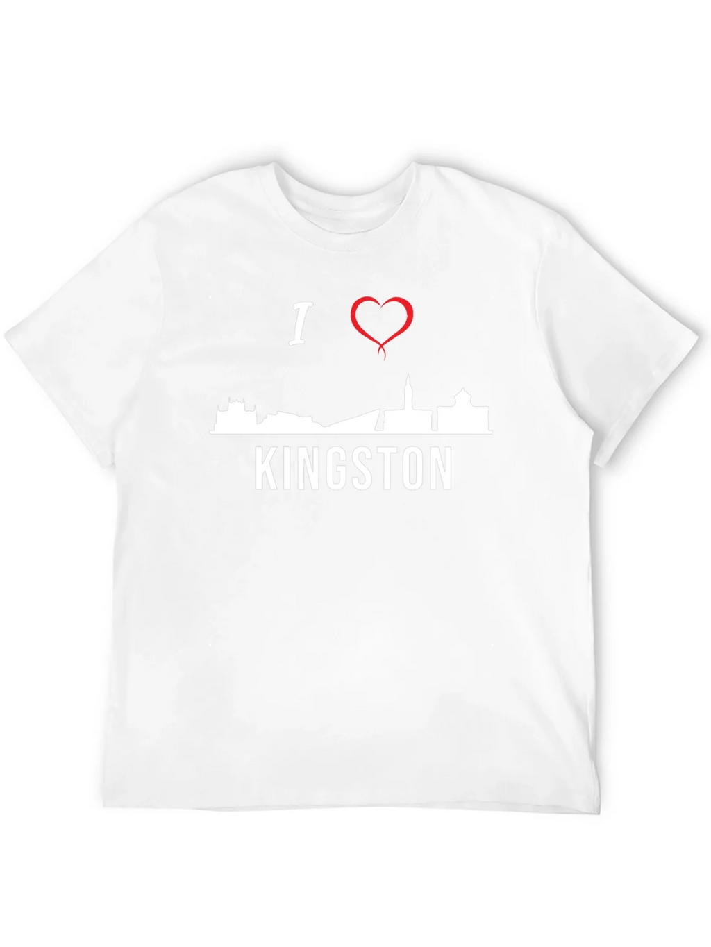 I Love Kingston T-Shirt - Skyline Design product image 11