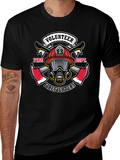 Volunteer Firefighter Graphic Tee - Black product image 1