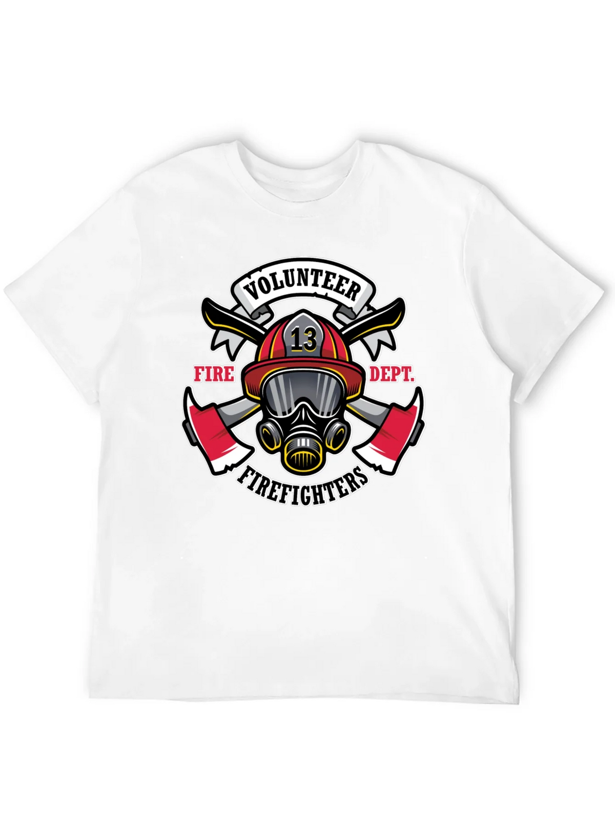 Volunteer Firefighter Graphic Tee - Black product image 7