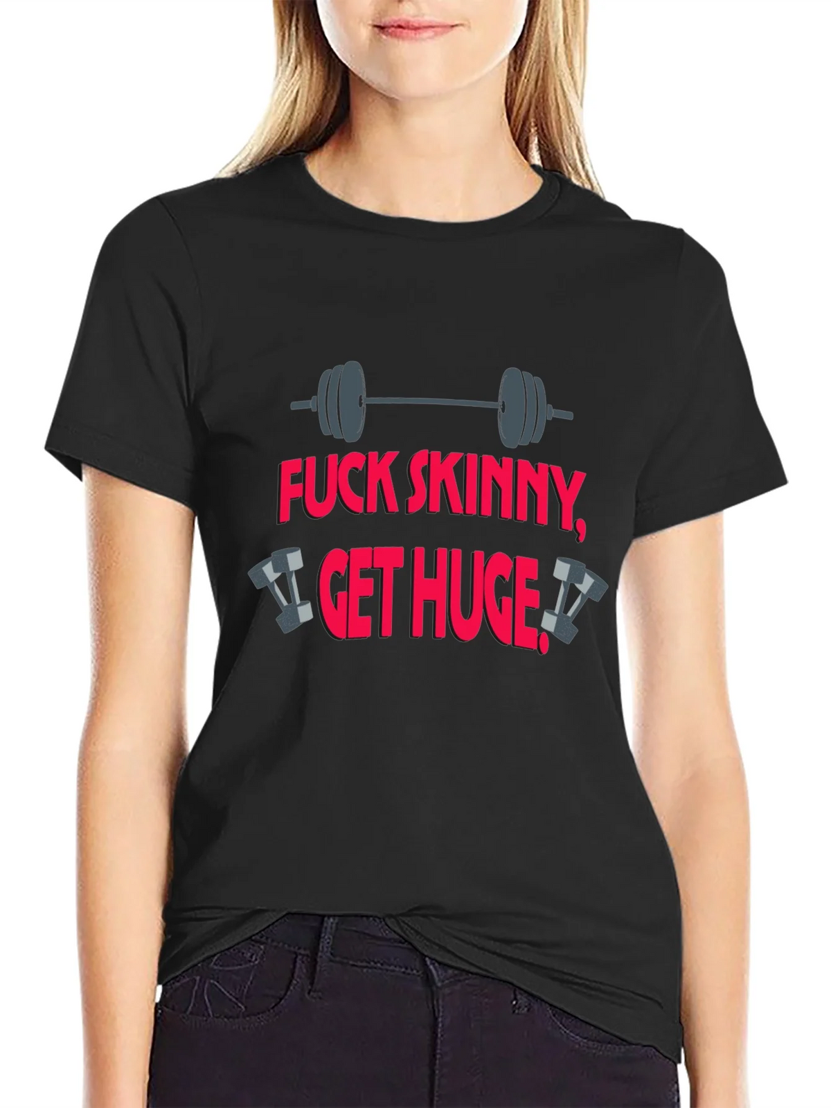Fitness T-Shirt: Fuck Skinny Get Huge product image 2