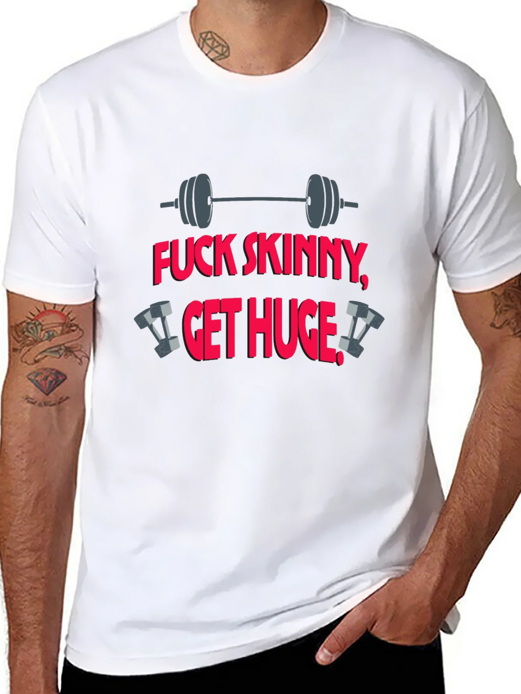Fitness T-Shirt: Fuck Skinny Get Huge product image 7
