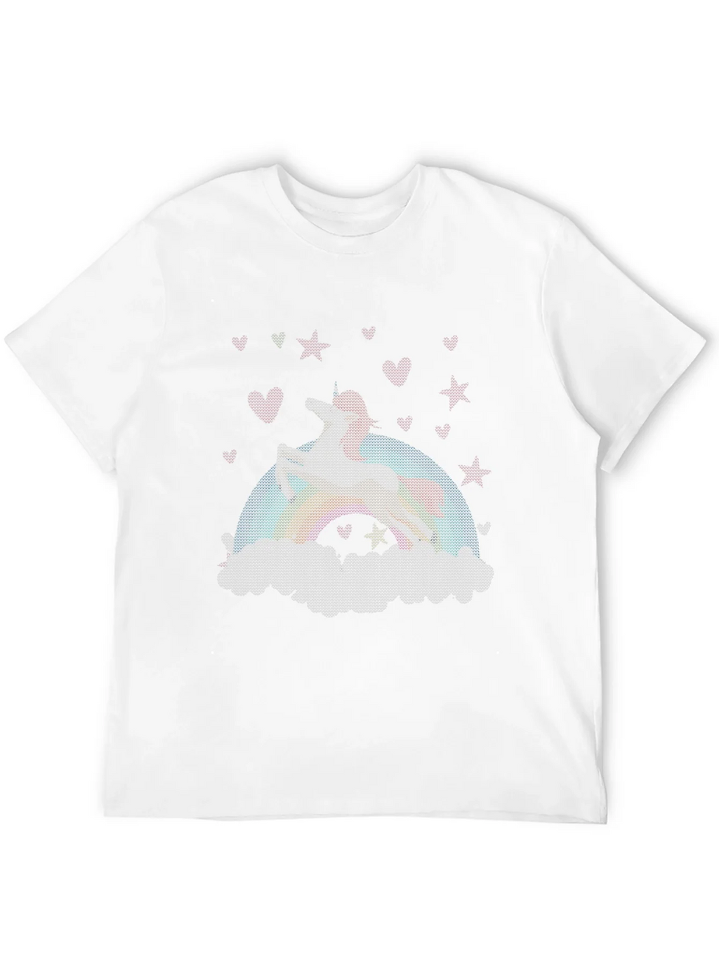 Unicorn Rainbow Graphic Tee - Black Cotton Blend product image 11