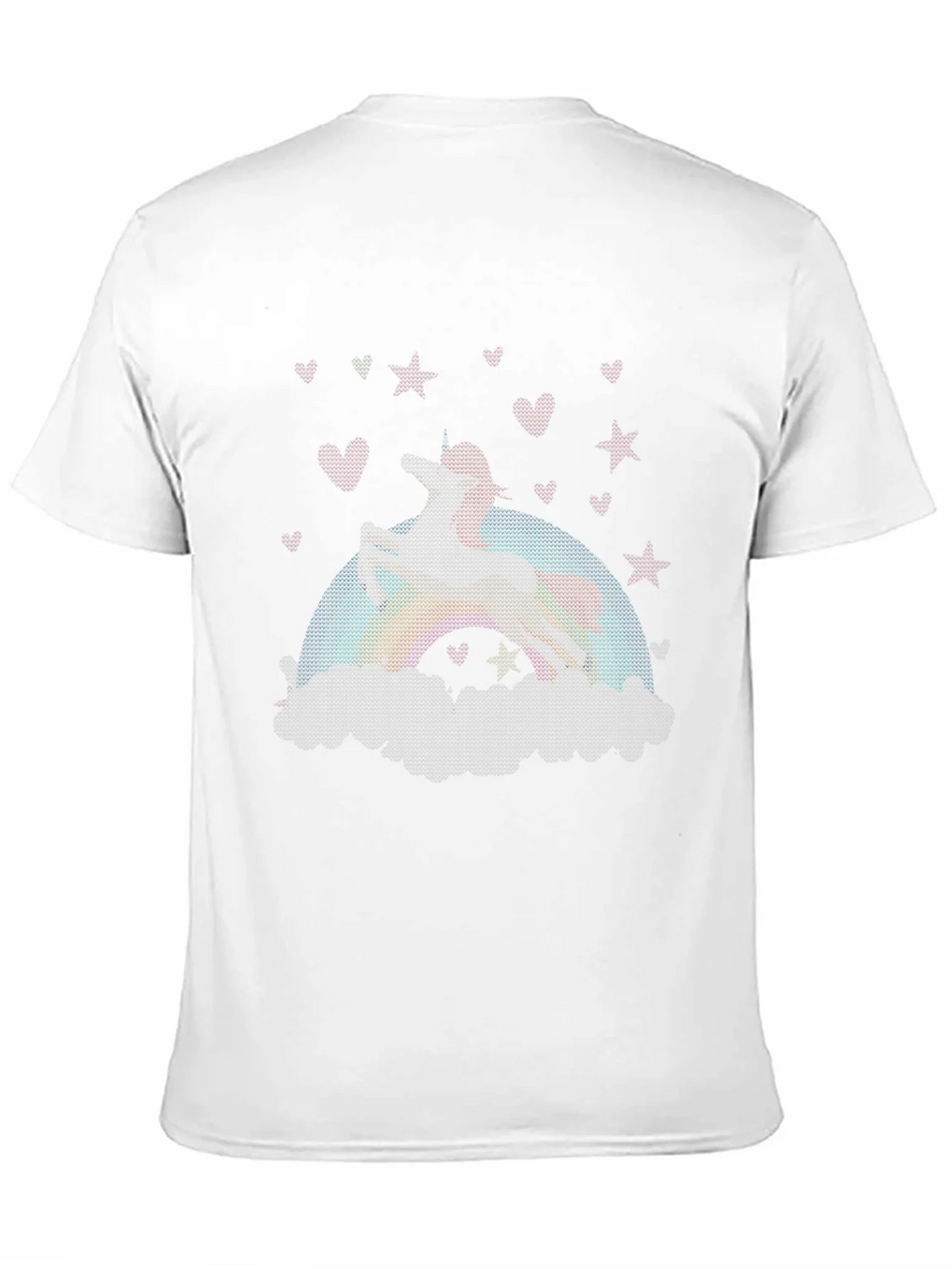 Unicorn Rainbow Graphic Tee - Black Cotton Blend product image 10
