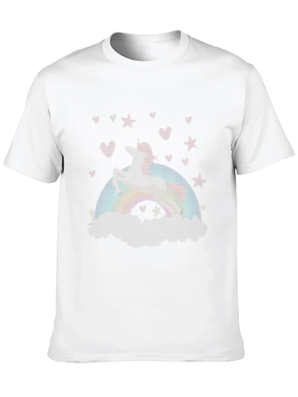 Unicorn Rainbow Graphic Tee - Black Cotton Blend product image 9