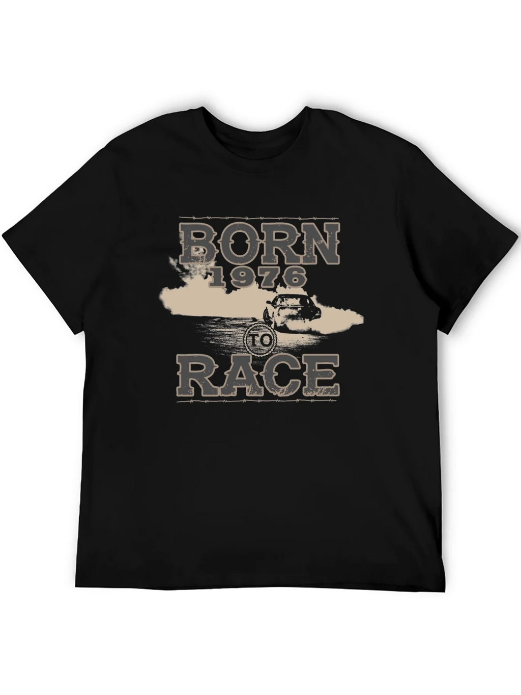 Born 1976 To Race Graphic T-Shirt product image 5