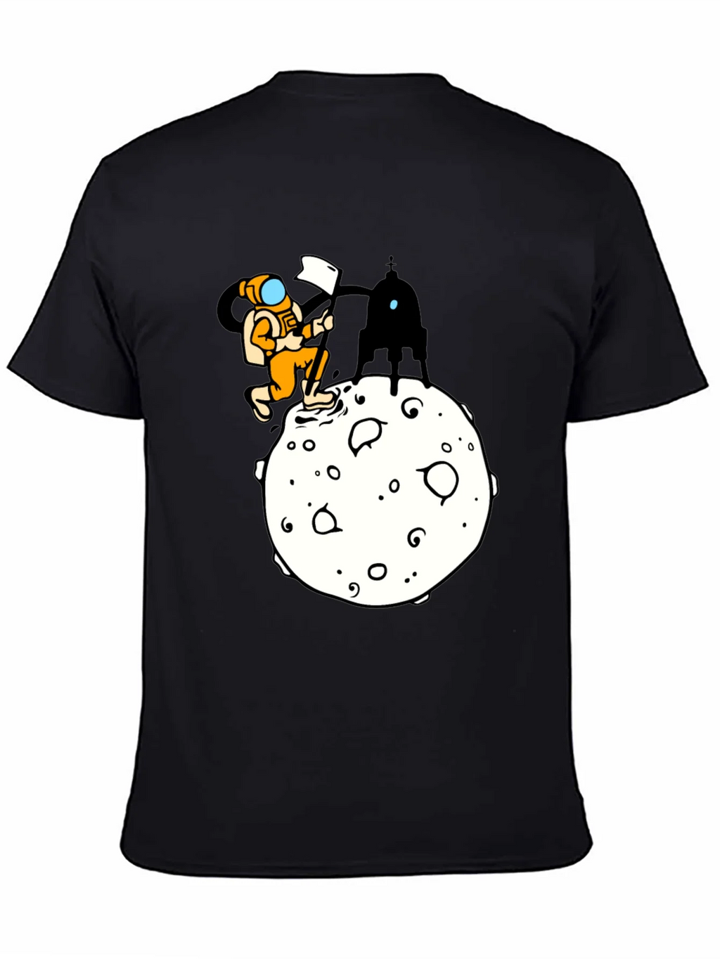 Astronaut Moon Landing Graphic T-Shirt product image 4