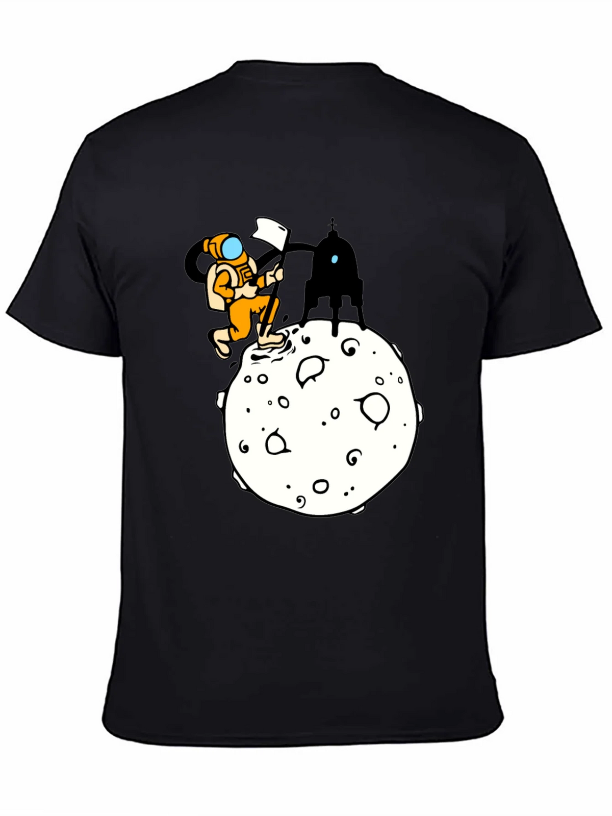 Astronaut Moon Landing Graphic T-Shirt product image 4