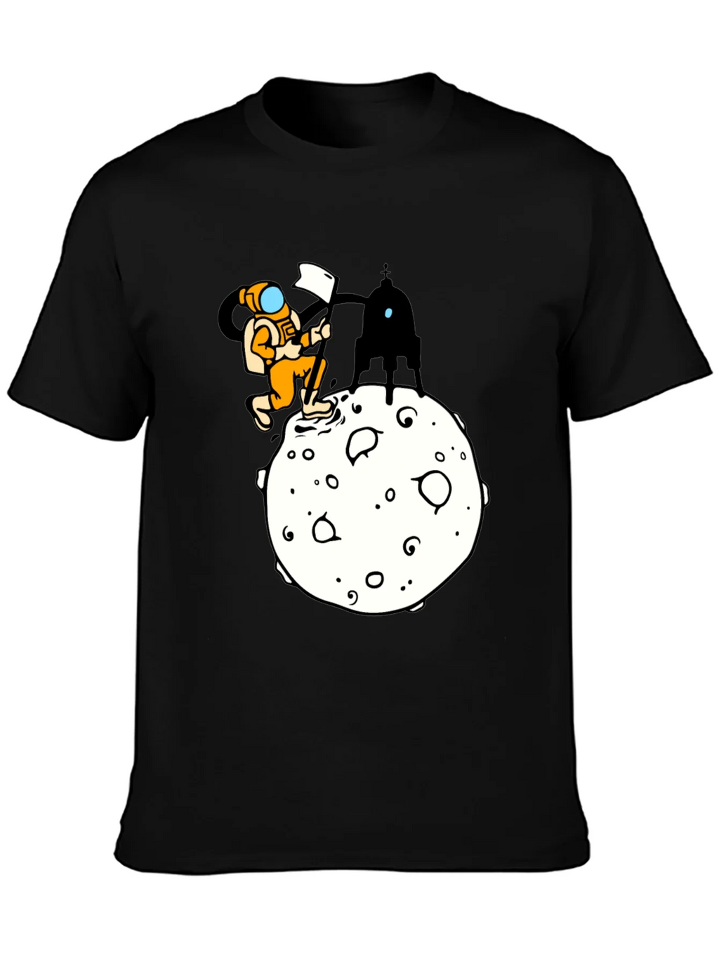 Astronaut Moon Landing Graphic T-Shirt product image 3