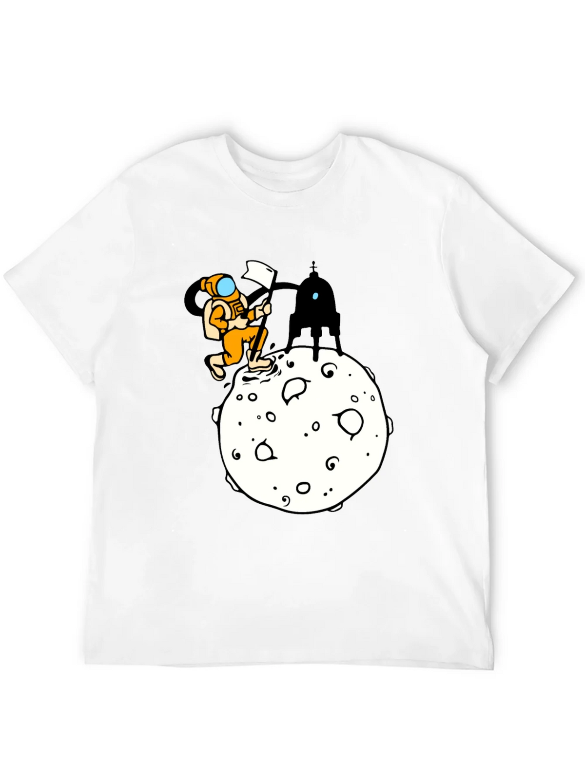 Astronaut Moon Landing Graphic T-Shirt product image 11