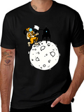 Astronaut Moon Landing Graphic T-Shirt product image 1