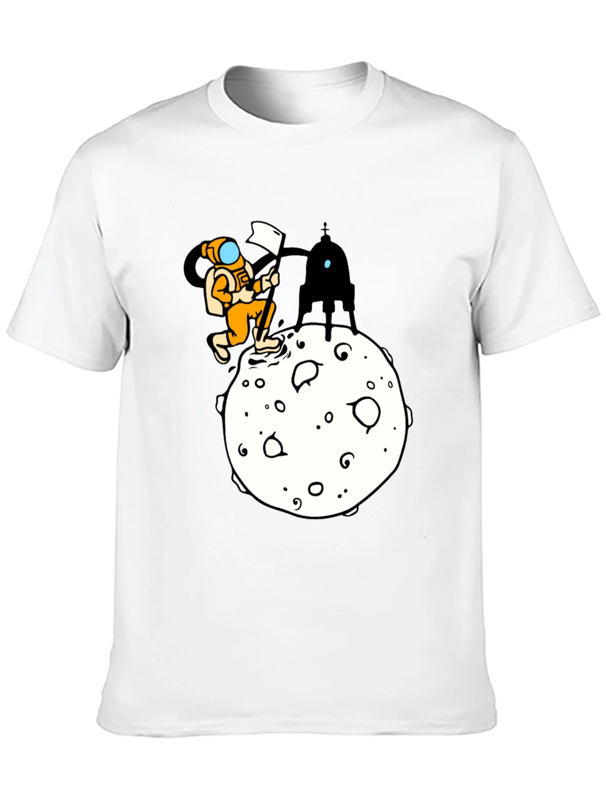Astronaut Moon Landing Graphic T-Shirt product image 9