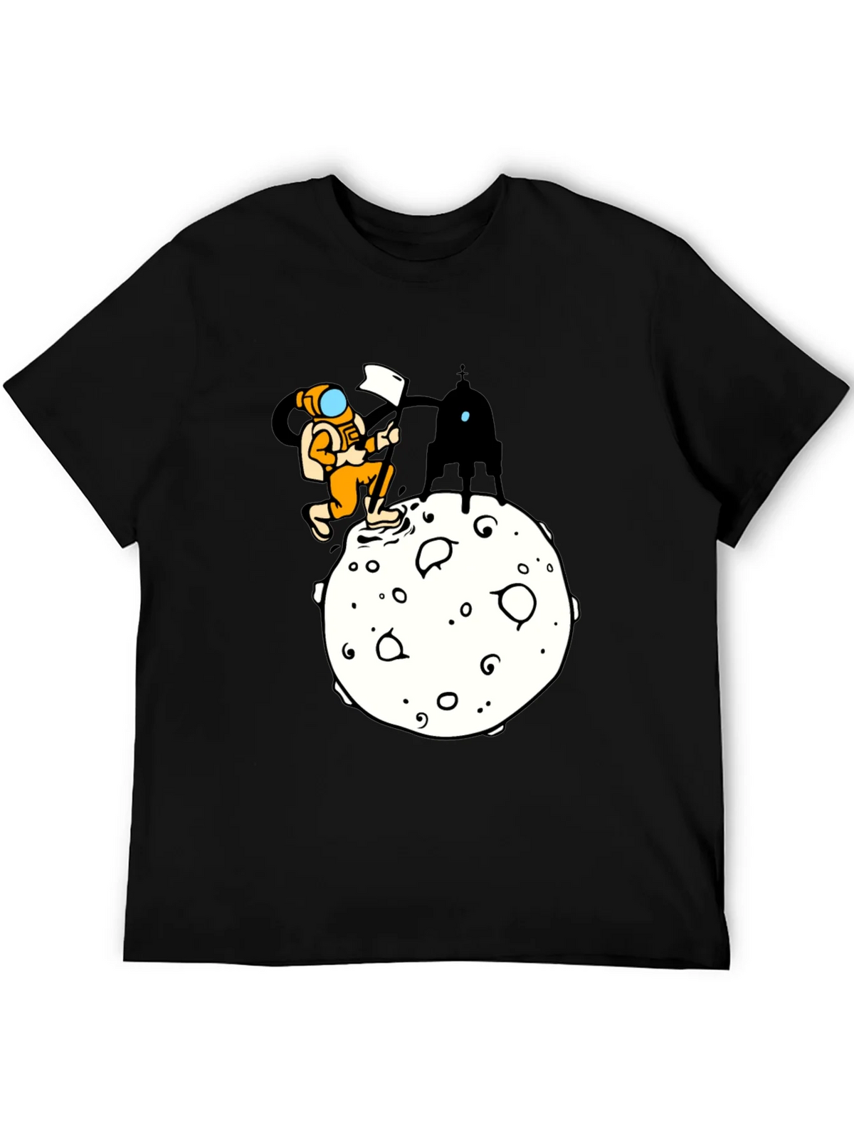 Astronaut Moon Landing Graphic T-Shirt product image 5