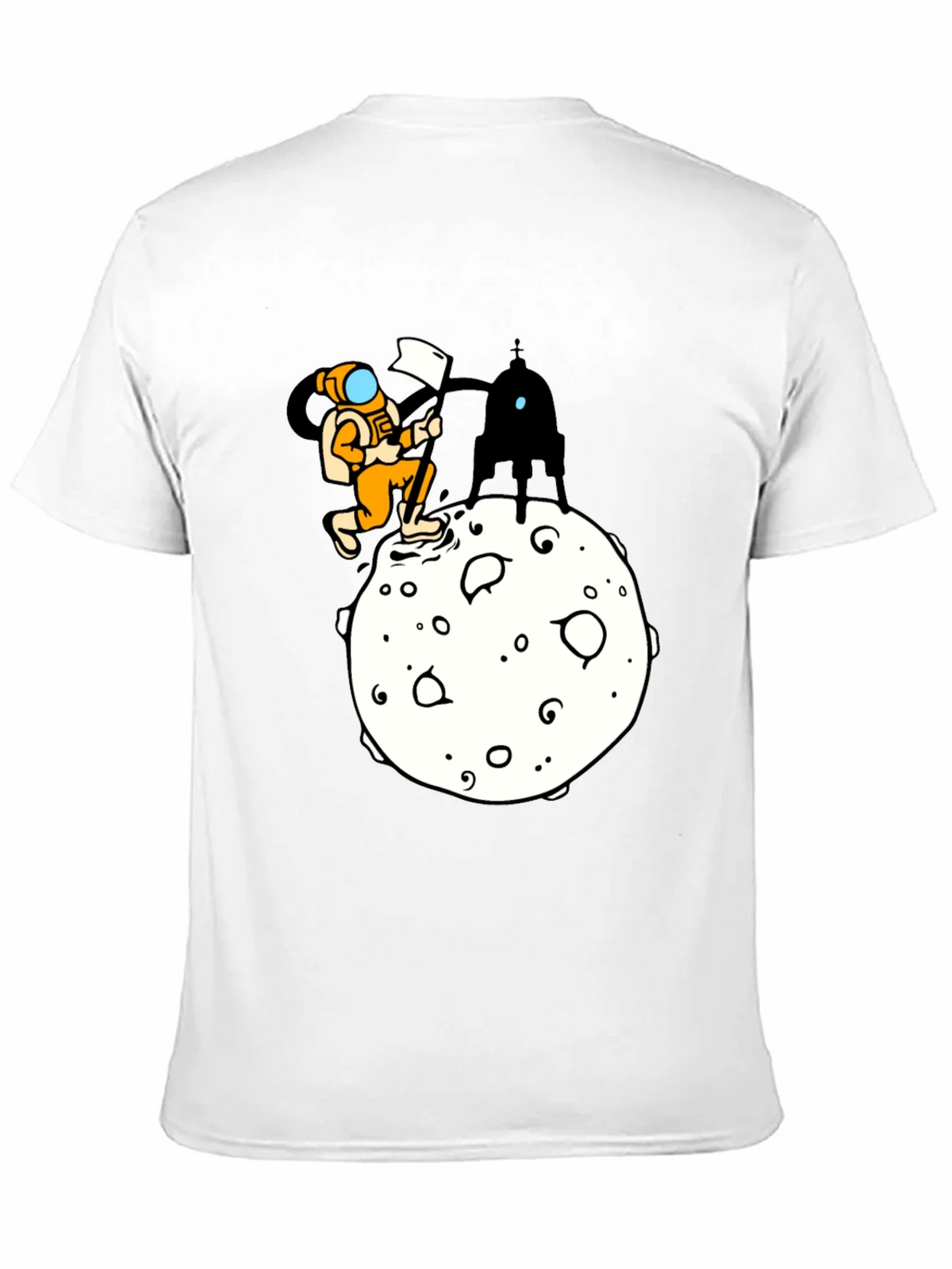 Astronaut Moon Landing Graphic T-Shirt product image 10