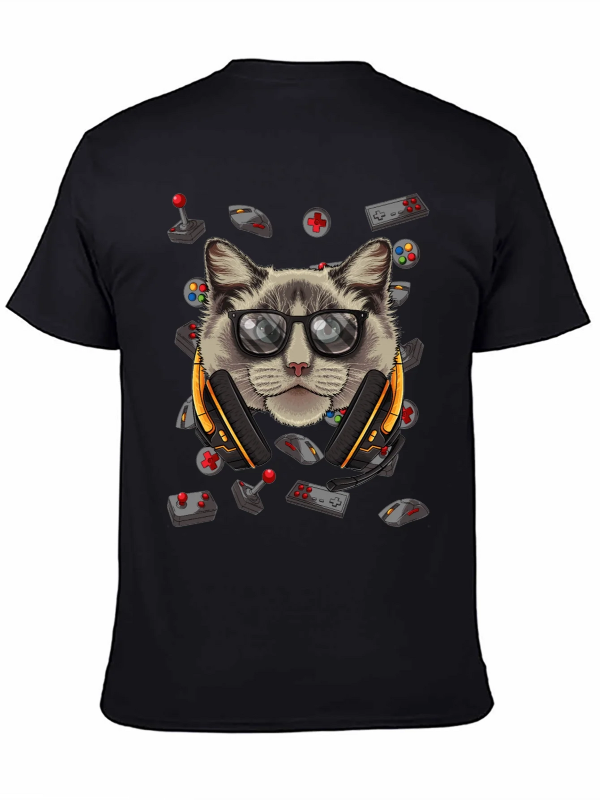 Gamer Cat T-Shirt - Cool Graphic Tee product image 4