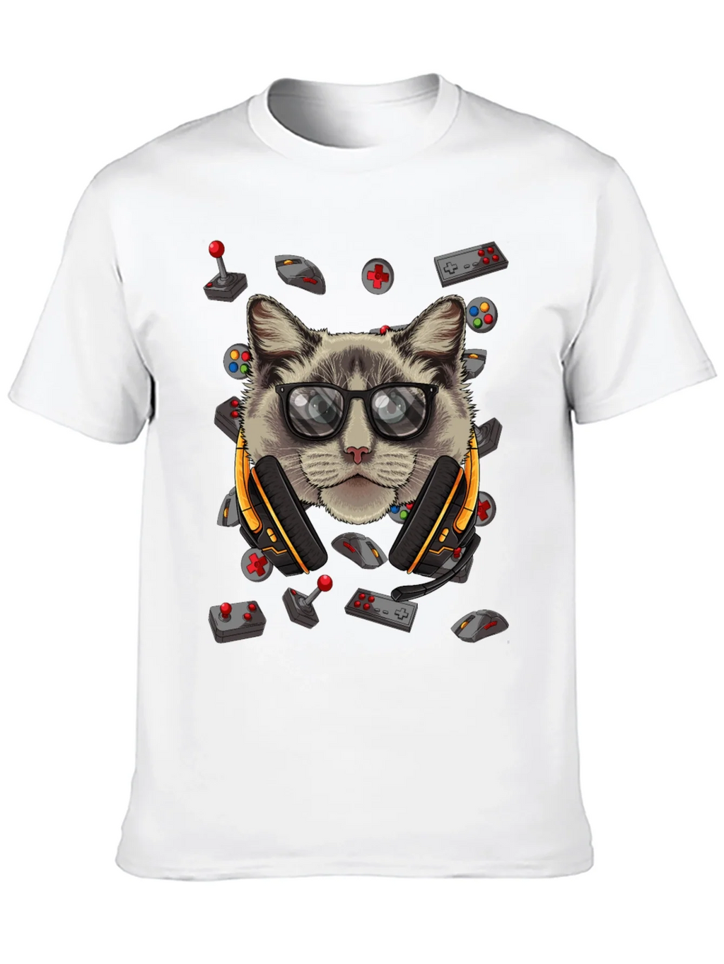 Gamer Cat T-Shirt - Cool Graphic Tee product image 9