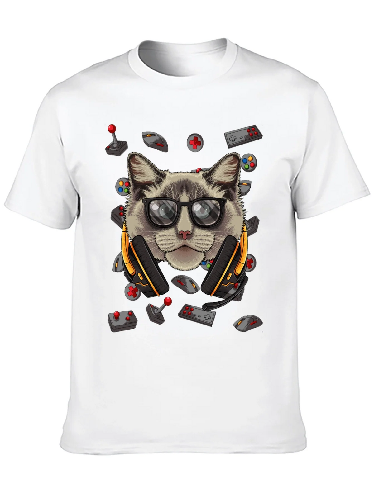 Gamer Cat T-Shirt - Cool Graphic Tee product image 9
