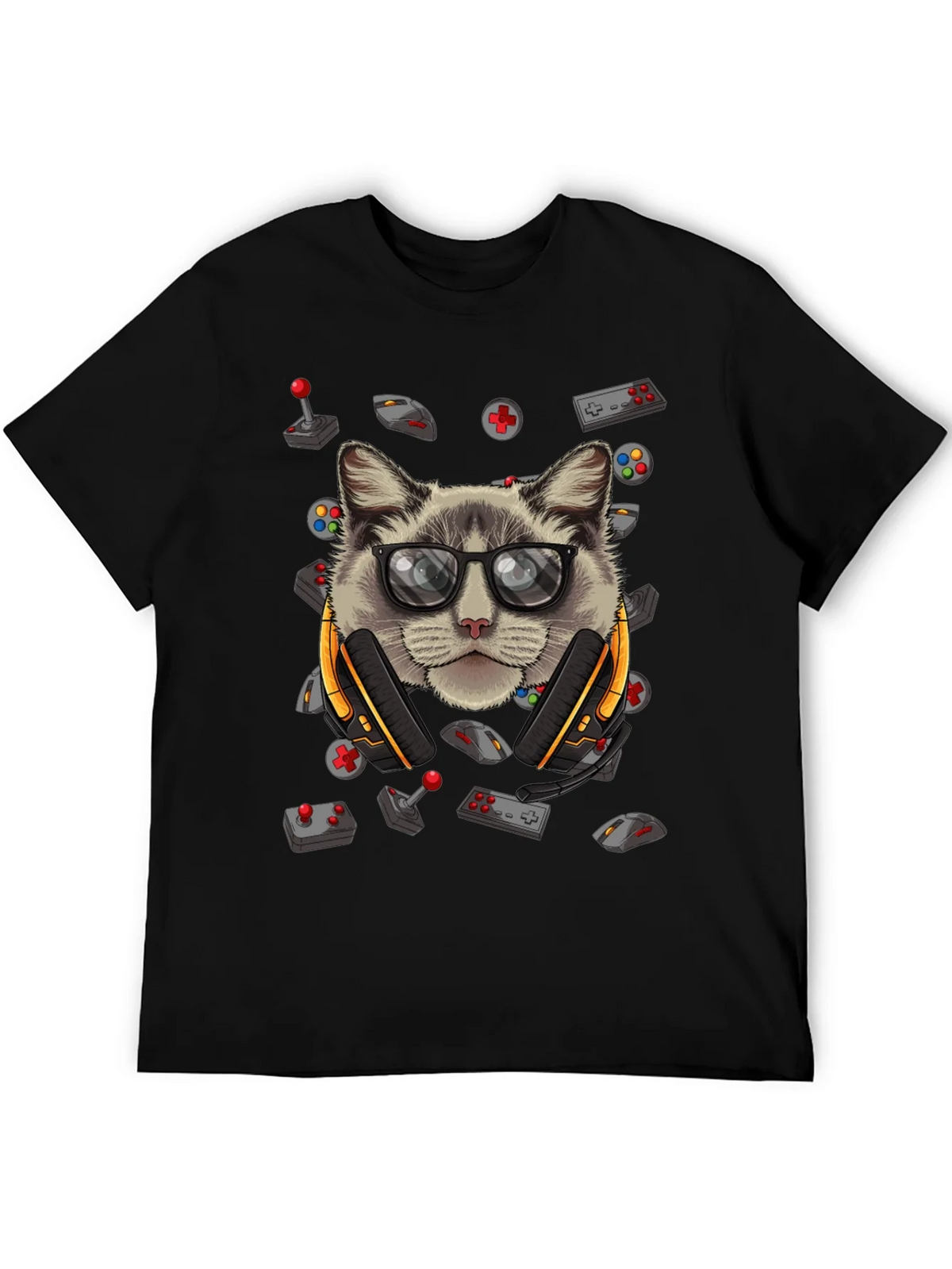 Gamer Cat T-Shirt - Cool Graphic Tee product image 5
