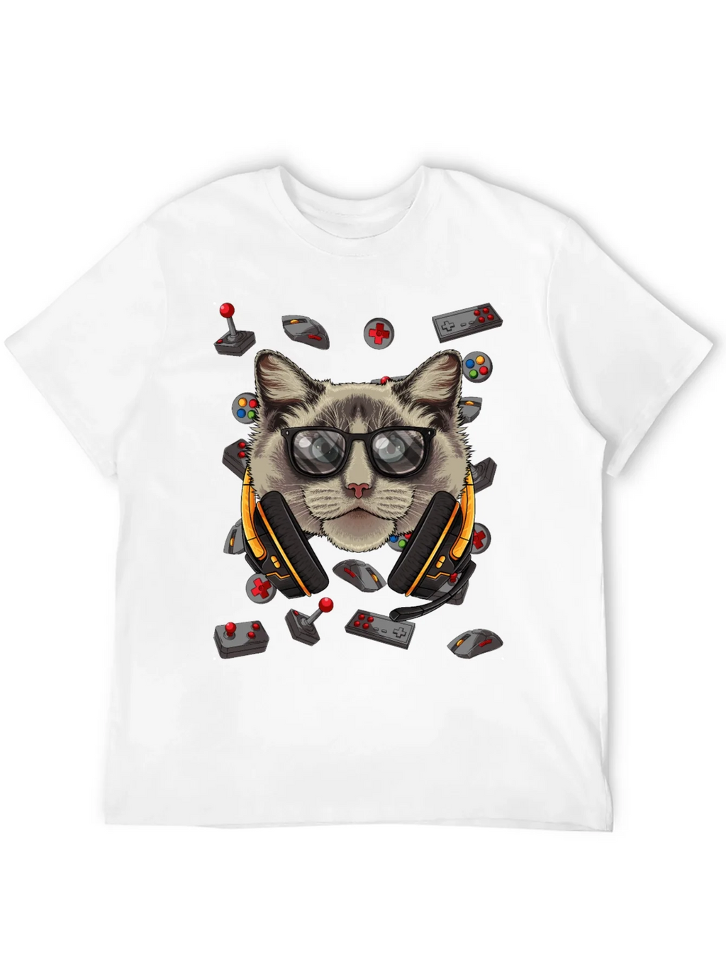 Gamer Cat T-Shirt - Cool Graphic Tee product image 11