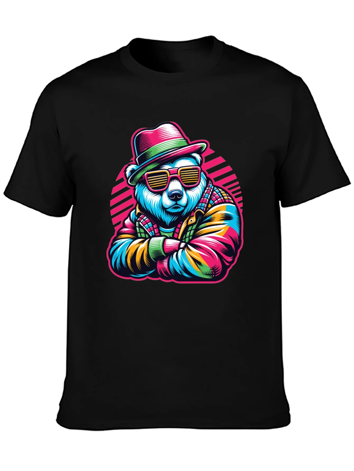 Cool Bear Graphic Tee - Retro Style product image 3