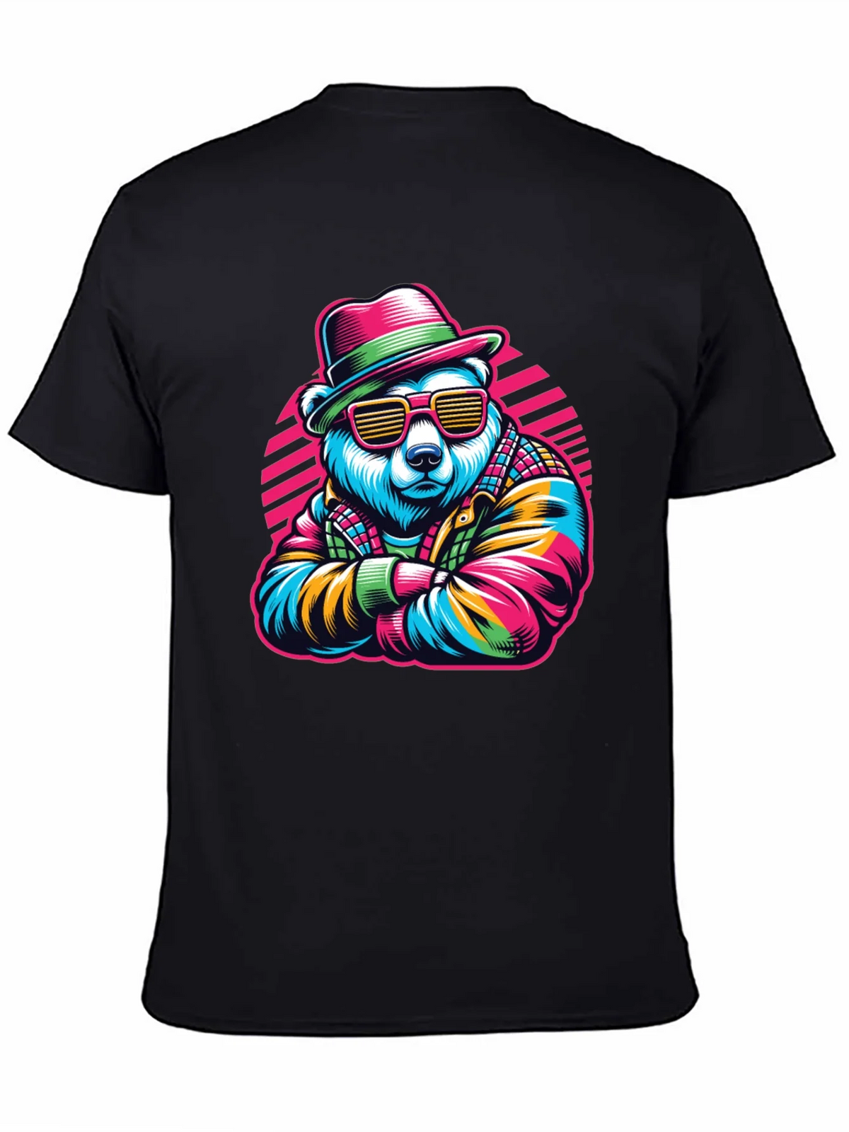 Cool Bear Graphic Tee - Retro Style product image 4