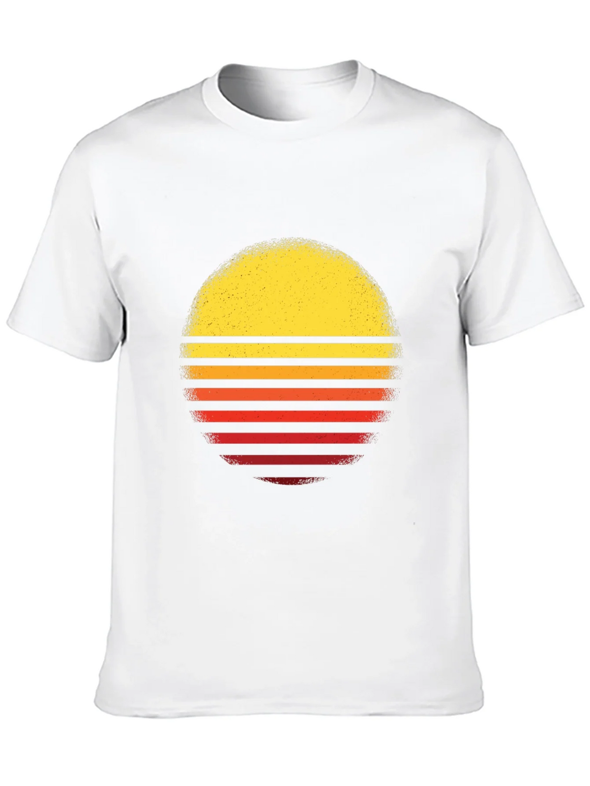 Retro Sunset Graphic T-Shirt - Black product image 9