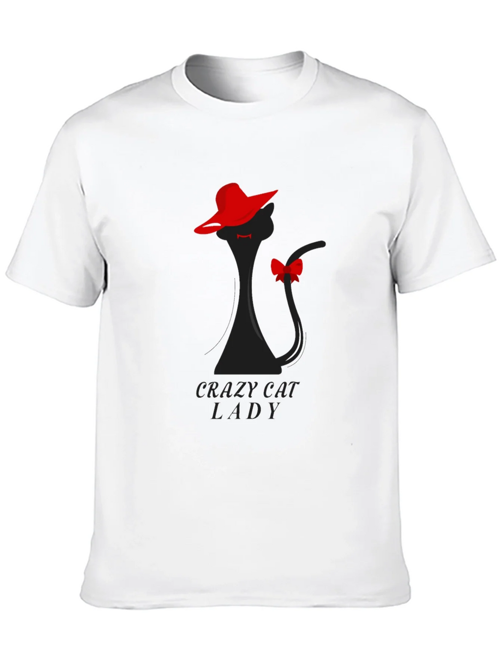 Crazy Cat Lady T-Shirt: Elegant Feline Silhouette Tee product image 9