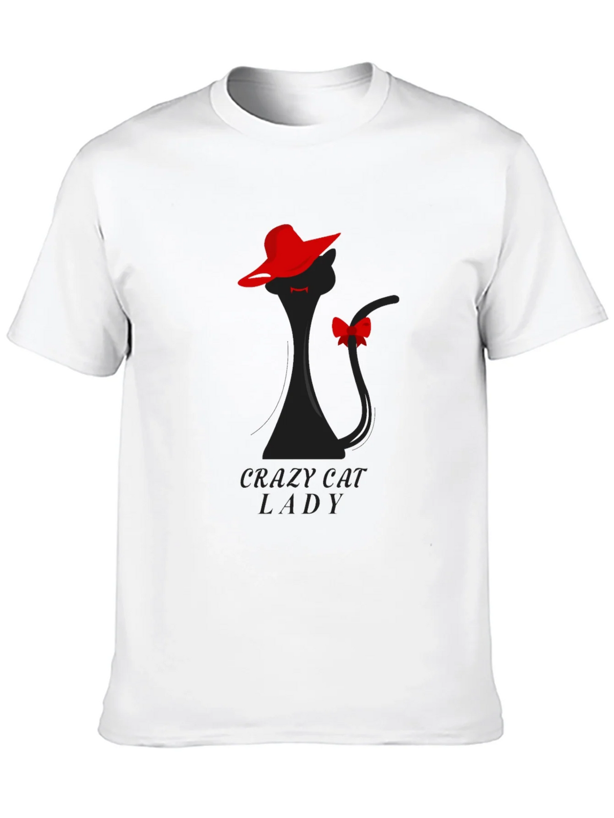 Crazy Cat Lady T-Shirt: Elegant Feline Silhouette Tee product image 9