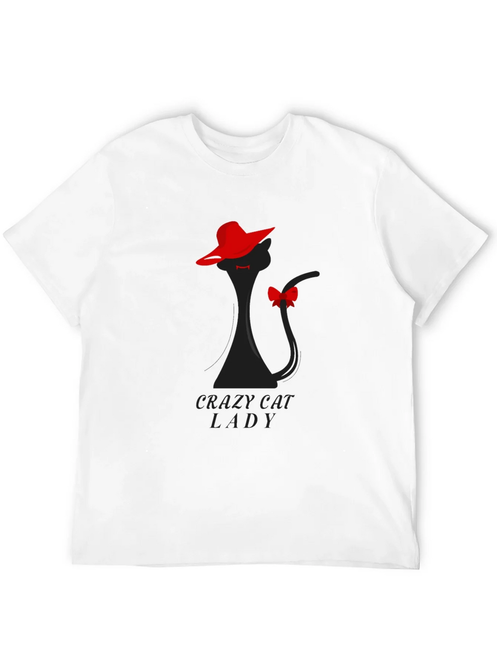 Crazy Cat Lady T-Shirt: Elegant Feline Silhouette Tee product image 11
