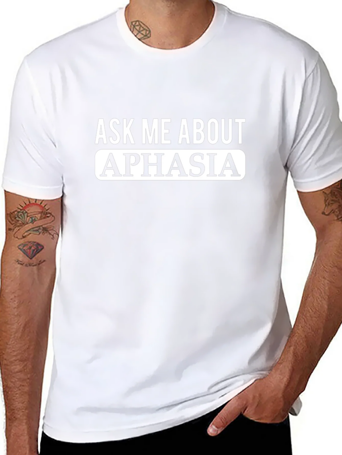 Ask Me About Aphasia T-Shirt product image 5