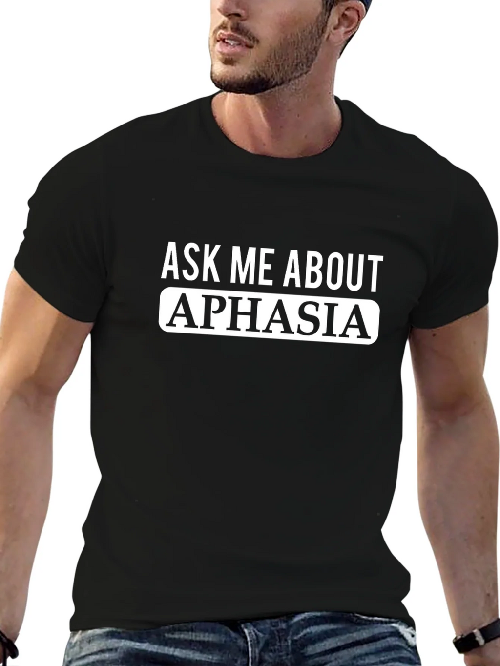 Ask Me About Aphasia T-Shirt product image 4