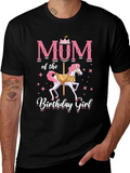 Mum Birthday Girl T-Shirt Carousel Horse product image 1